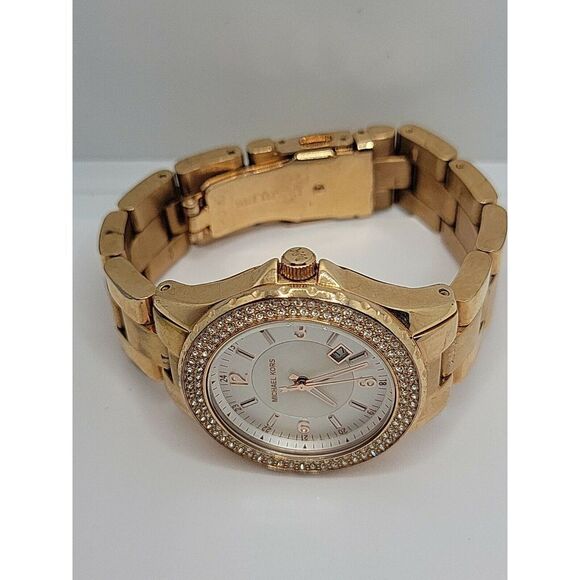 MICHAEL KORS MK5403 Women's Stainless Steel Analog White Dial Quartz Watch AM161 - Picture 8 of 11